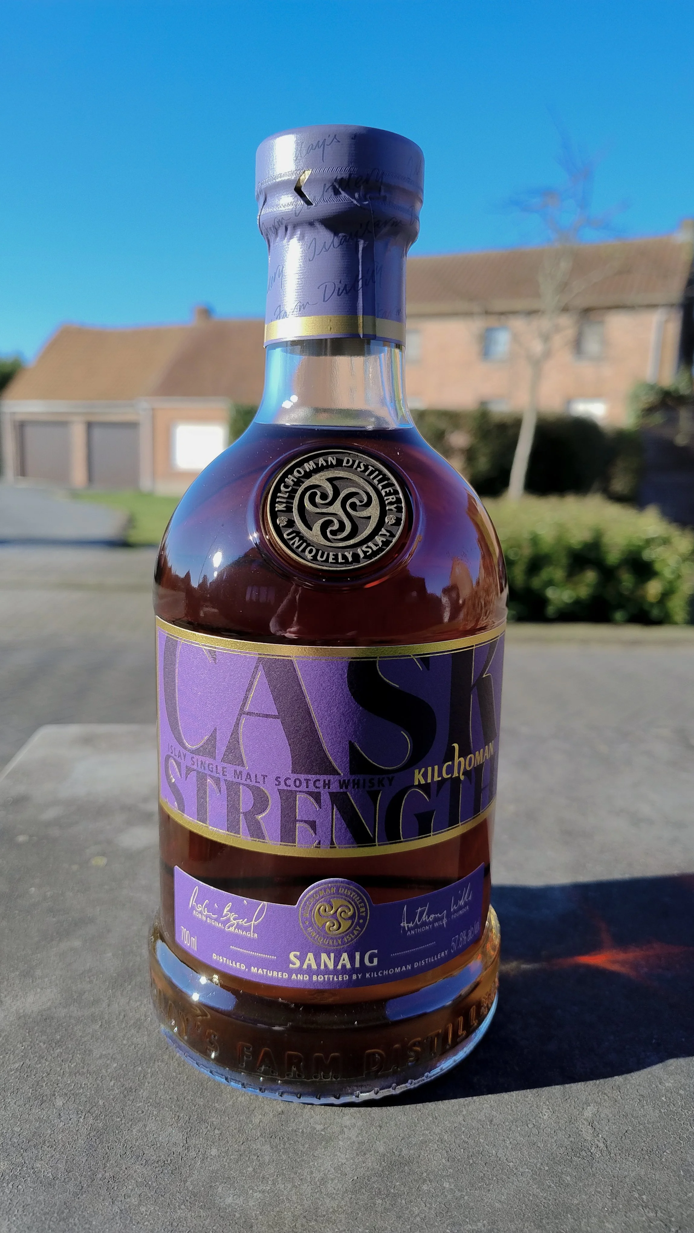 Kilchoman Sanaig Cask Strength — Dramface
